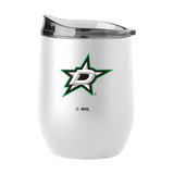 Dallas Stars 16oz Swagger White Powder Coat Curved Beverage - Logo Brands - Flyclothing LLC