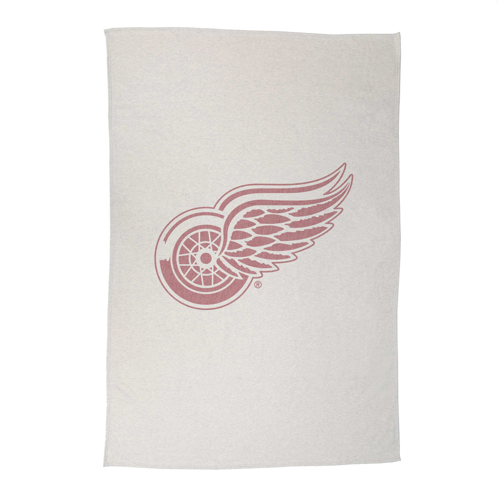 Detroit Red Wings Oversized Logo Sublimated Sweatshirt Blanket - Logo Brands - Flyclothing LLC