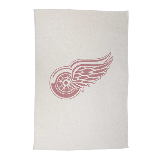 Detroit Red Wings Oversized Logo Sublimated Sweatshirt Blanket - Logo Brands - Flyclothing LLC