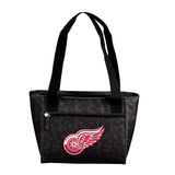 Detroit Red Wings Leopard Print 16 Can Cooler Tote - Logo Brands - Flyclothing LLC