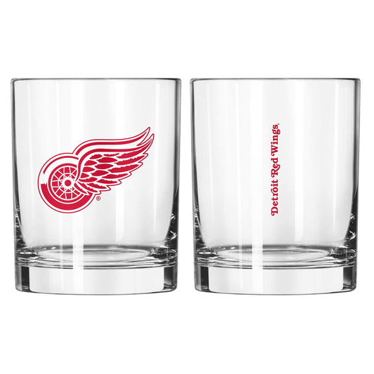 Detroit Red Wings 14oz Gameday Rocks Glass - Logo Brands - Flyclothing LLC