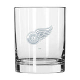 Detroit Red Wings 14oz Frost Rocks Glass - Logo Brands - Flyclothing LLC