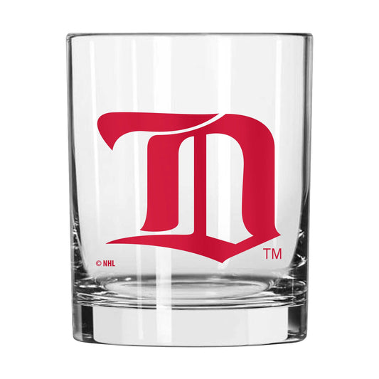 Detroit Red Wings 14oz Retro Rocks Glass - Logo Brands - Flyclothing LLC