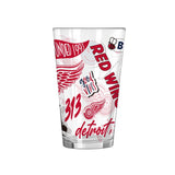 Detroit Red Wings 16oz Native Pint Glass - Logo Brands - Flyclothing LLC