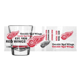 Detroit Red Wings 2oz Spirit Shot Glass - Logo Brands - Flyclothing LLC