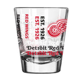 Detroit Red Wings 2oz Spirit Shot Glass - Logo Brands - Flyclothing LLC
