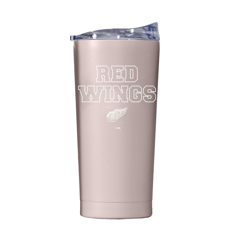 Detroit Red Wings 20oz Dusk Stencil Powder Coat Tumbler - Logo Brands - Flyclothing LLC