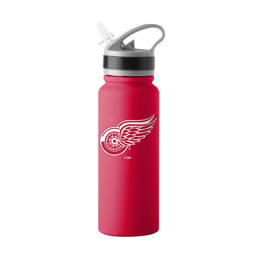 Detroit Red Wings Logo 25oz Stainless Single Wall Flip Top Bottle - Logo Brands - Flyclothing LLC