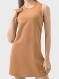 Round Neck Sleeveless Active Dress - Trendsi - Flyclothing LLC