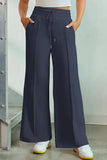 Drawstring Wide Leg Pants with Pockets - Trendsi - Flyclothing LLC