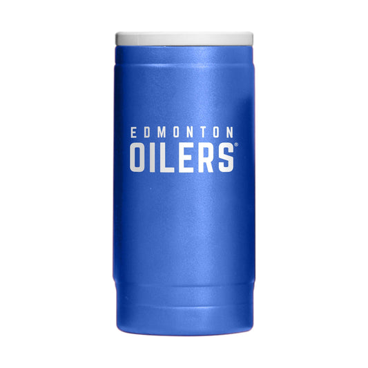 Edmonton Oilers 12oz Flipside Powdercoat SlimCan Coolie - Logo Brands - Flyclothing LLC