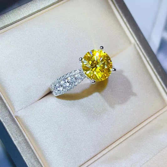 3 Carat Moissanite 925 Sterling Silver Ring - Trendsi - Flyclothing LLC