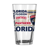 Florida Panthers 16oz Spirit Pint Glass - Logo Brands - Flyclothing LLC