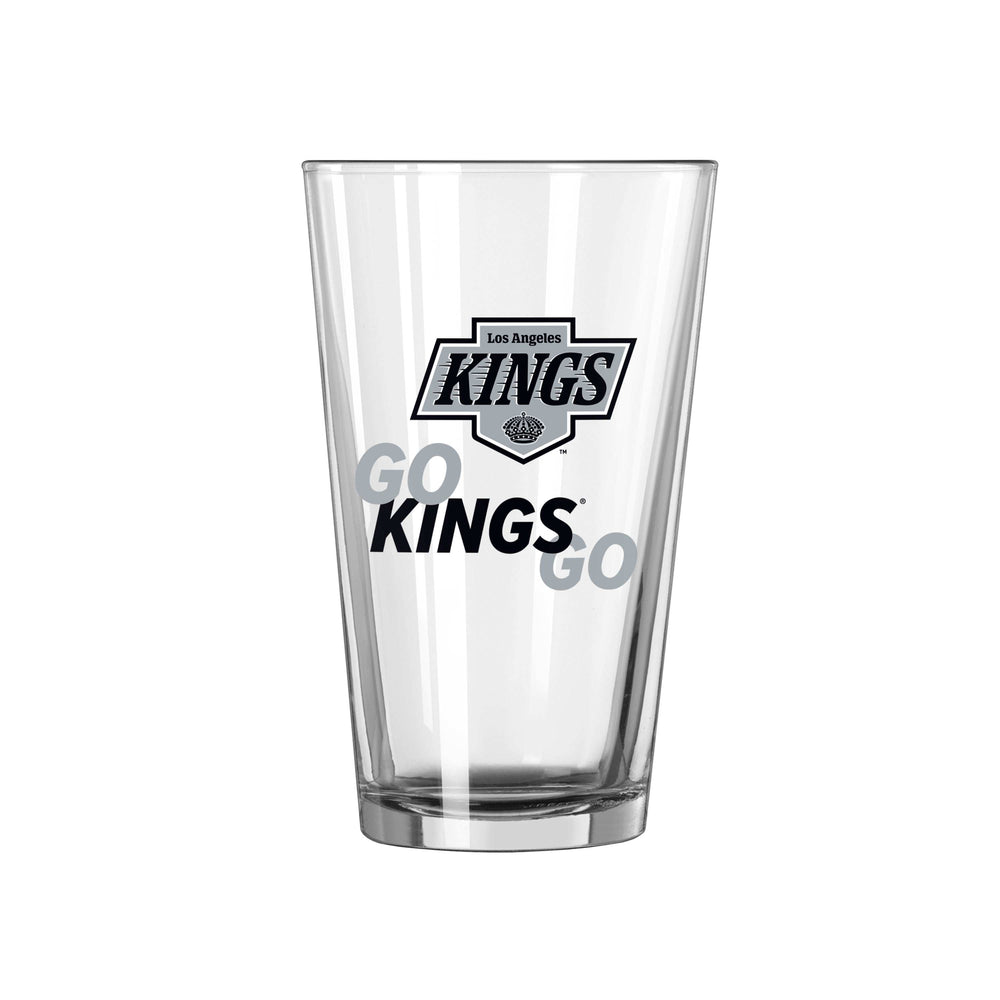 Los Angeles Kings 16oz Slogan Pint Glass - Logo Brands - Flyclothing LLC