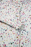 Confetti Button Up Long Sleeve Cardigan - Trendsi - Flyclothing LLC