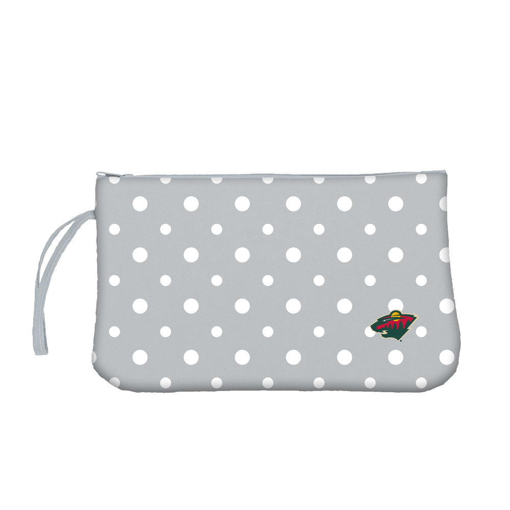 Minnesota Wild Dot Wristlet - Logo Brands - Flyclothing LLC