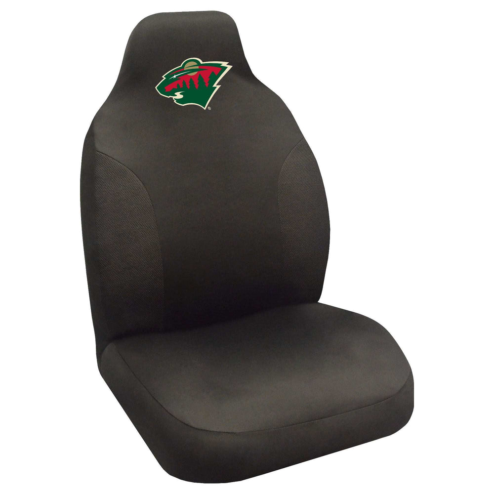 NHL - Minnesota Wild Seat Cover - Logo Brands - Flyclothing LLC