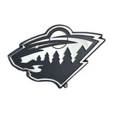 NHL - Minnesota Wild Chrome Emblem - Logo Brands - Flyclothing LLC