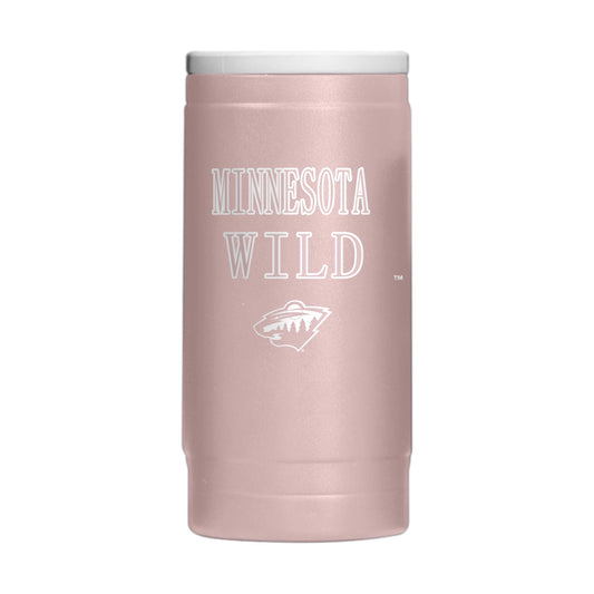 Minnesota Wild 12oz Dusk Stencil Powdercoat SlimCan Coolie - Logo Brands - Flyclothing LLC