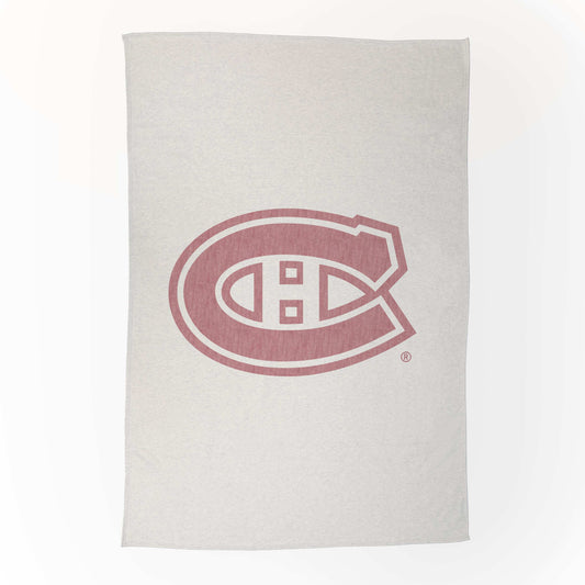 Montreal Canadiens Oversized Logo Sublimated Sweatshirt Blanket - Logo Brands - Flyclothing LLC