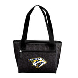 Nashville Predators Leopard Print 16 Can Cooler Tote - Logo Brands - Flyclothing LLC