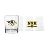 Nashville Predators 14oz Letterman Rocks Glass - Logo Brands - Flyclothing LLC
