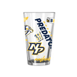 Nashville Predators 16oz Native Pint Glass - Logo Brands - Flyclothing LLC
