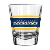 Nashville Predators 2oz Stripe Shot Glass