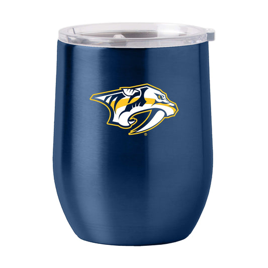 Nashville Predators 16oz Gameday Stainless Curved Beverage - Logo Brands - Flyclothing LLC