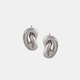 Titanium Steel Knot Stud Earrings - Trendsi - Flyclothing LLC