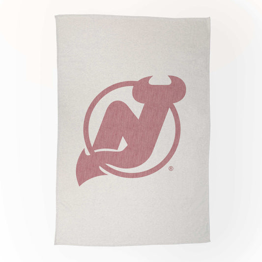 New Jersey Devils Oversized Logo Sublimated Sweatshirt Blanket - Logo Brands - Flyclothing LLC