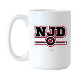 New Jersey Devils 15oz Letterman Sublimated Mug - Logo Brands - Flyclothing LLC