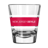 New Jersey Devils 2oz Stripe Shot Glass - Logo Brands - Flyclothing LLC
