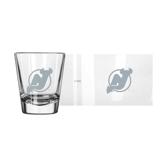 New Jersey Devils 2oz Frost Shot Glass - Logo Brands - Flyclothing LLC