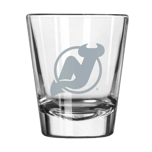 New Jersey Devils 2oz Frost Shot Glass - Logo Brands - Flyclothing LLC