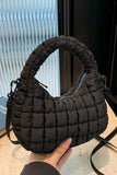 Quilted Puffy Removable Strap Crossbody Bag - Trendsi - Flyclothing LLC