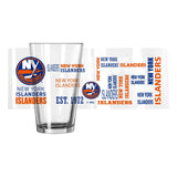 New York Islanders 16oz Spirit Pint Glass - Logo Brands - Flyclothing LLC