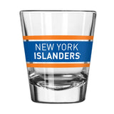 New York Islanders 2oz Stripe Shot Glass - Logo Brands - Flyclothing LLC