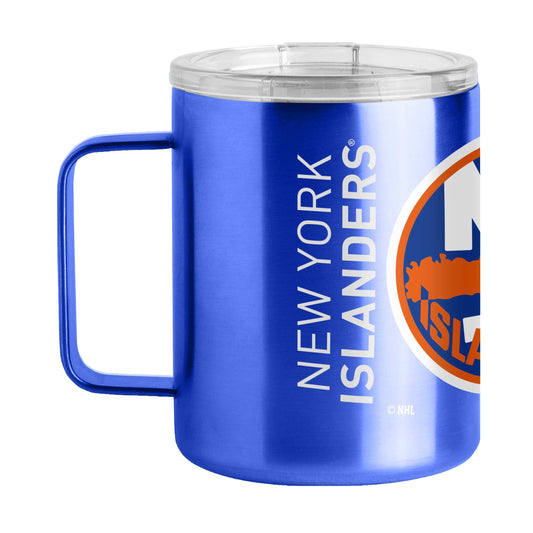 NY Islanders 15oz Hype Stainless Mug - Logo Brands - Flyclothing LLC