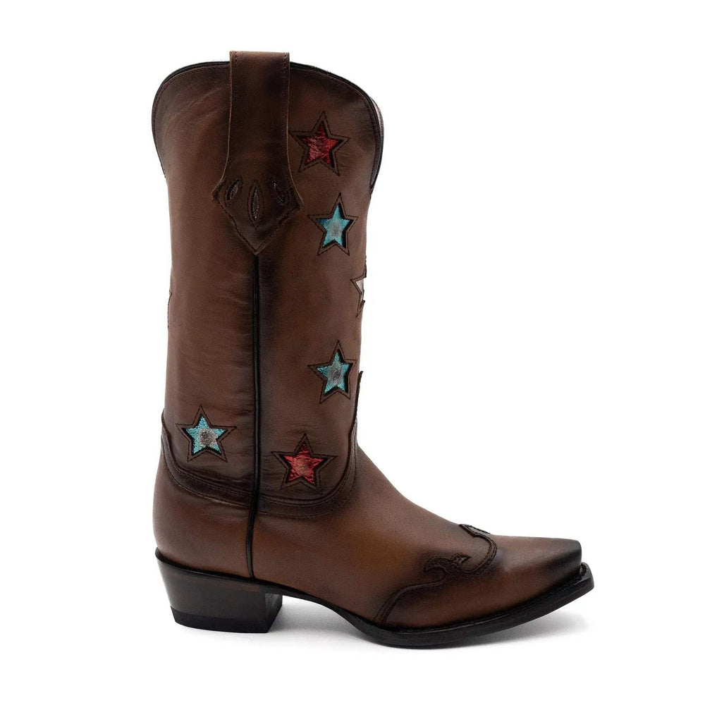 Ferrini Estrella Womens Brandy Cowboy Boot - Ferrini USA - Flyclothing LLC