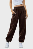Elastic Waist Joggers with Pockets - Trendsi - Flyclothing LLC
