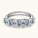 3.6 Carat Moissanite 925 Sterling Silver Ring - Trendsi - Flyclothing LLC
