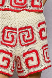 POL Crochet Patterned Shorts - Trendsi - Flyclothing LLC