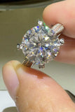 5 Carat Moissanite 925 Sterling Silver Ring - Trendsi - Flyclothing LLC