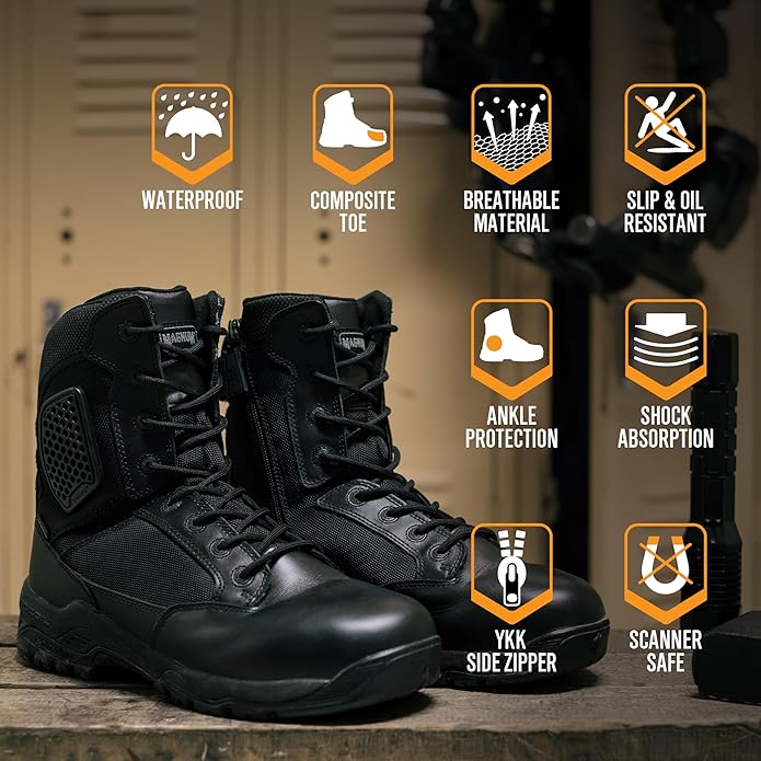 STRIKE FORCE 8" Boot SZ WP CT - Magnum Boots - Flyclothing LLC