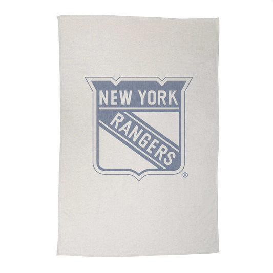 NY Rangers Oversized Logo Sublimated Sweatshirt Blanket - Logo Brands - Flyclothing LLC
