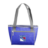 NY Rangers Crosshatch 16 Can Cooler Tote - Logo Brands - Flyclothing LLC