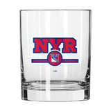 New York Rangers 14oz Letterman Rocks Glass - Logo Brands - Flyclothing LLC