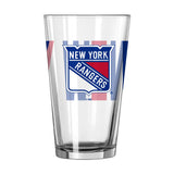 New York Rangers 16oz Overtime Pint Glass - Logo Brands - Flyclothing LLC