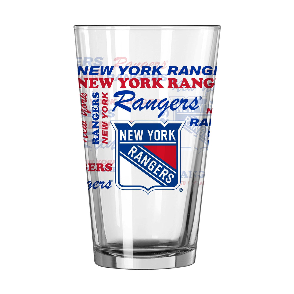 New York Rangers 16oz Spirit Pint Glass - Logo Brands - Flyclothing LLC